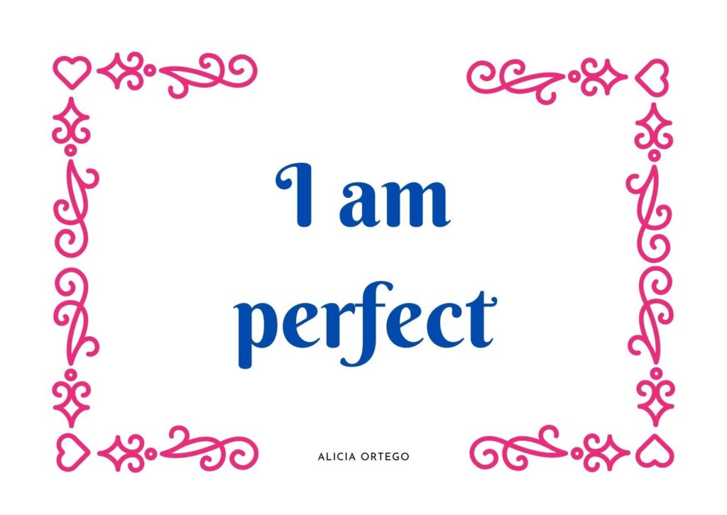 I am perfect