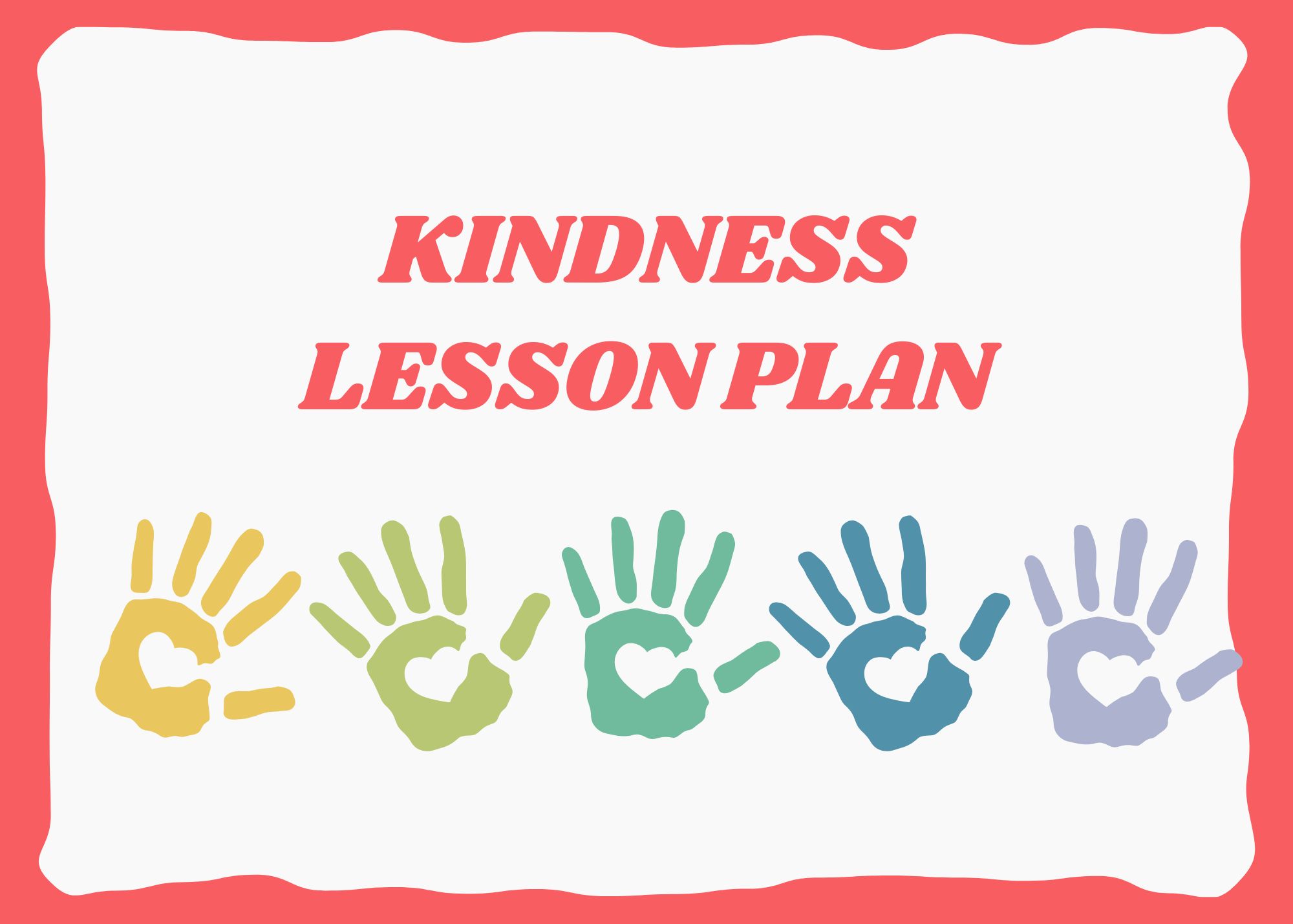 kindness lesson plan